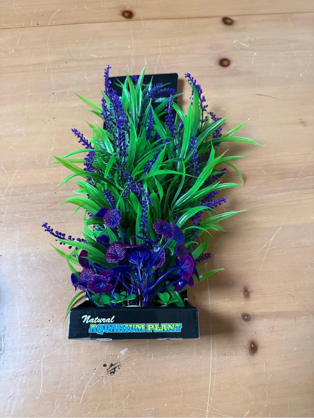 - Purple & Green Artificial Aquarium Decor